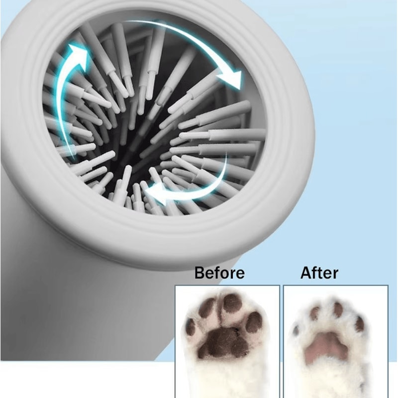 PawPure Portable Electric Pet Paw Cleaner Massager 2