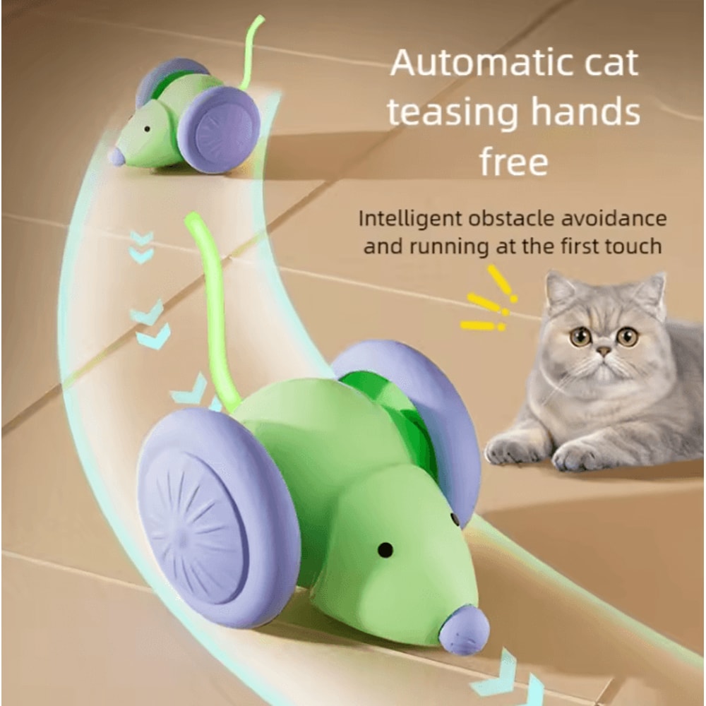 ZoomMouse Smart Interactive Cat Toy Car 1