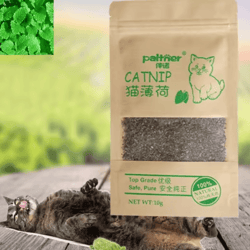 mintmew organic catnip leaves & cat grass treats