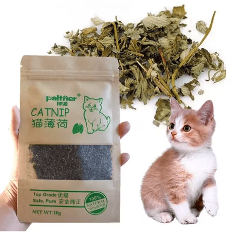 MintMew Organic Catnip Leaves Cat Grass Treats 2