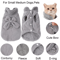 CozyLuna Corduroy Fleece Pet Vest With Bow DRing 1