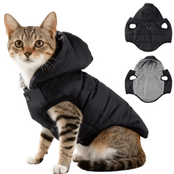 frostpaws waterproof fleece pet hoodie with d-ring