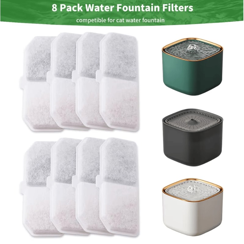 PureSip Replacement Filter Cotton For Pet Water Fountains 3