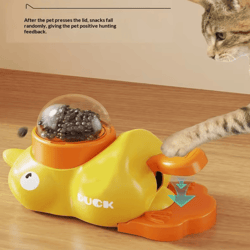 ducktreat interactive food dispensing pet toy