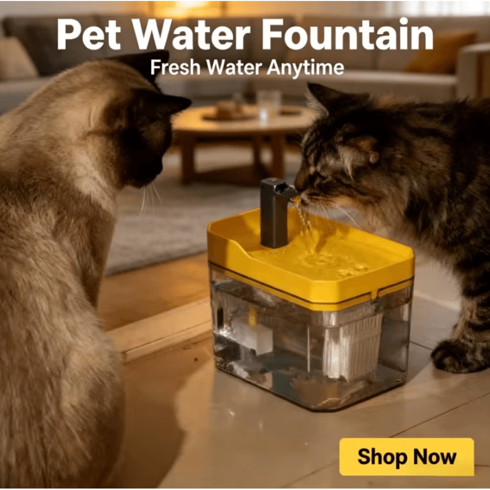 FlowFresh 15L Automatic Pet Water Fountain 0