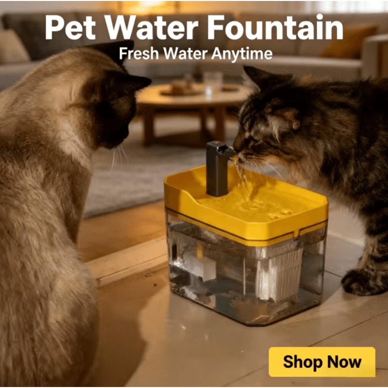 FlowFresh 15L Automatic Pet Water Fountain 0