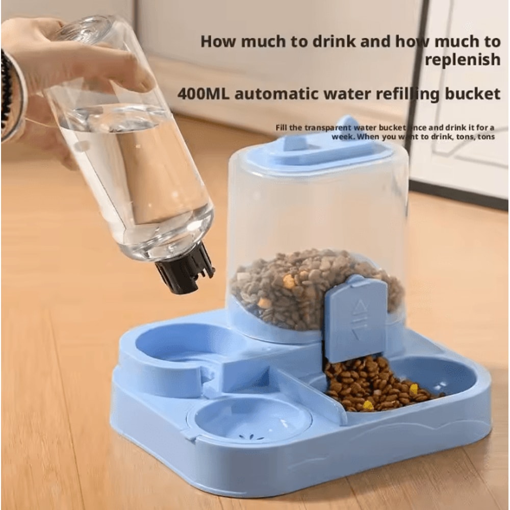 CozyPaws Automatic Cat Feeder Pet Water Dispenser Station 1