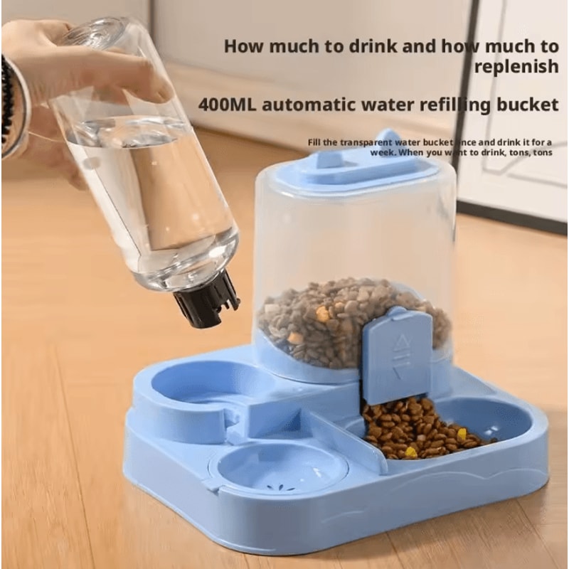 CozyPaws Automatic Cat Feeder Pet Water Dispenser Station 1