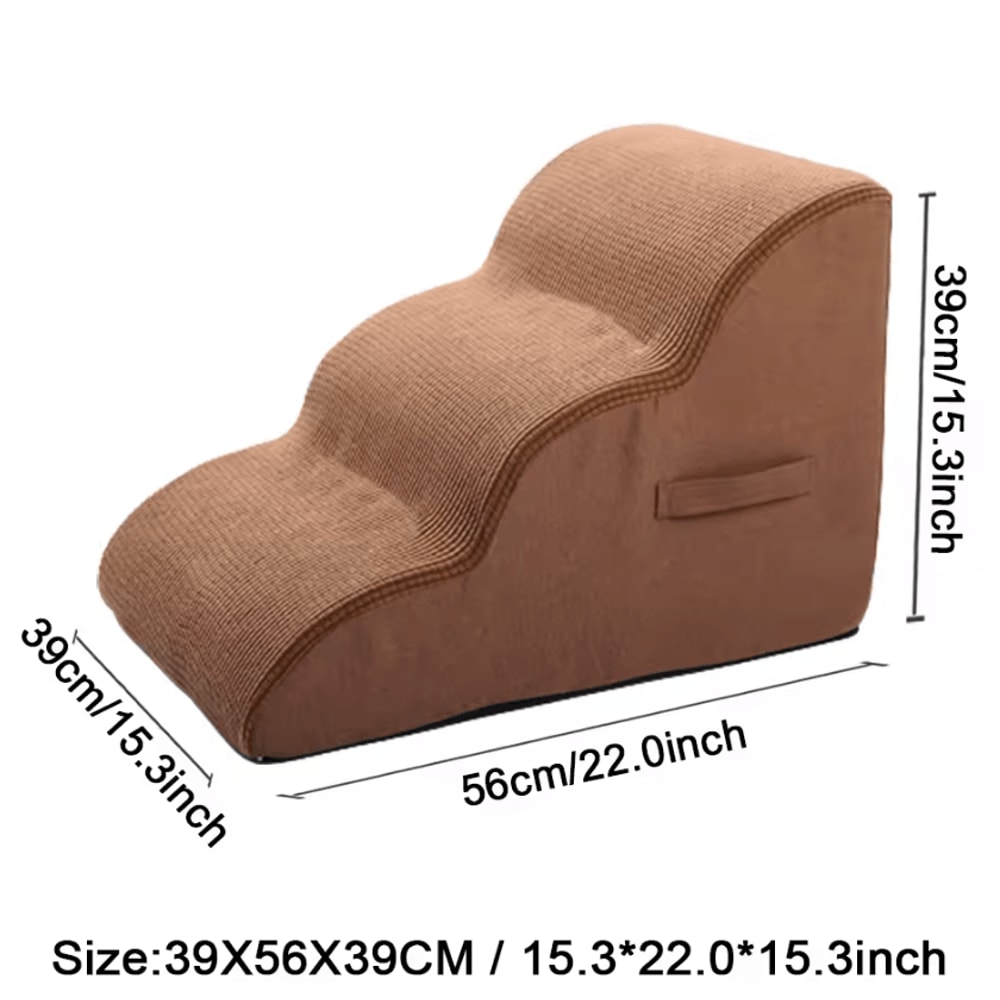PawEase Pet Ramp Dog Stairs For Bed With Joint Support 3