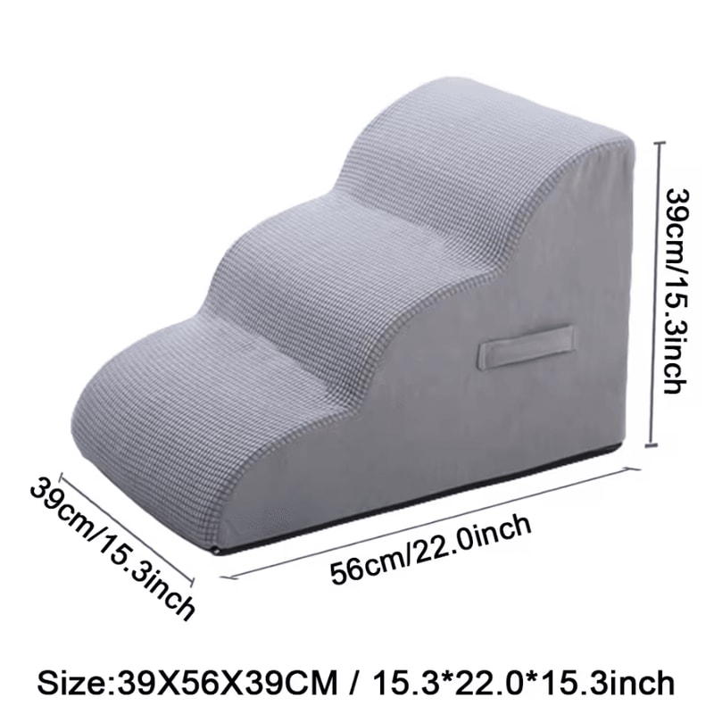 PawEase Pet Ramp Dog Stairs For Bed With Joint Support 4