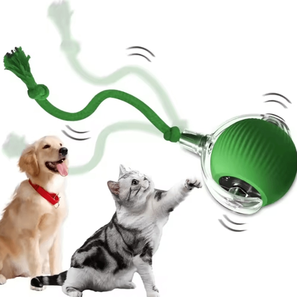 ChaseTail Interactive Cat Ball Toy With Smart Rolling Motion 0