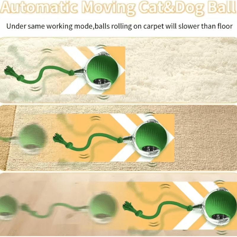 ChaseTail Interactive Cat Ball Toy With Smart Rolling Motion 1