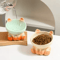 AuraTilt Elevated Ceramic Cat Bowl With Slanted Design 2