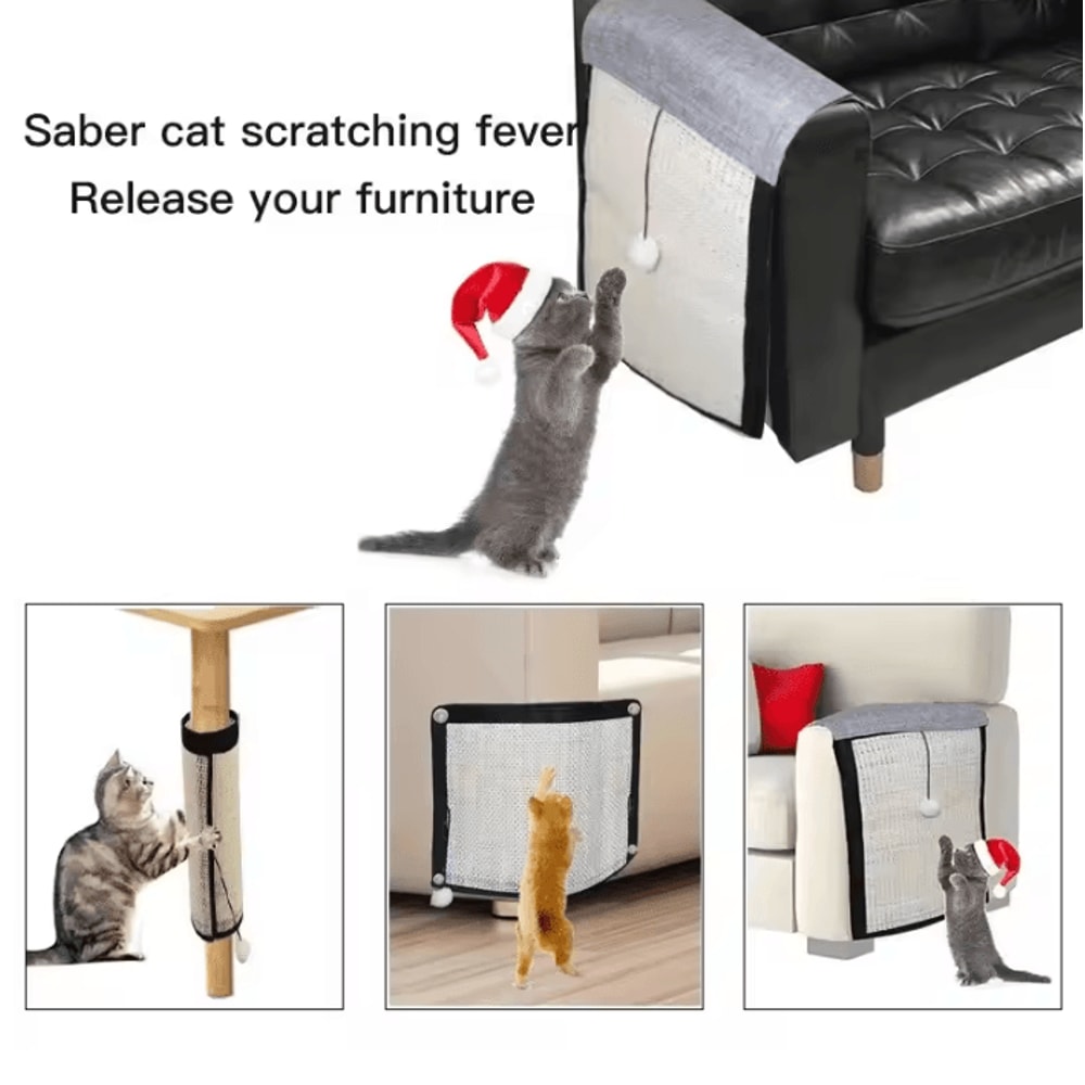 SisalGuard Cat Scratching Mat For Furniture Protection 1