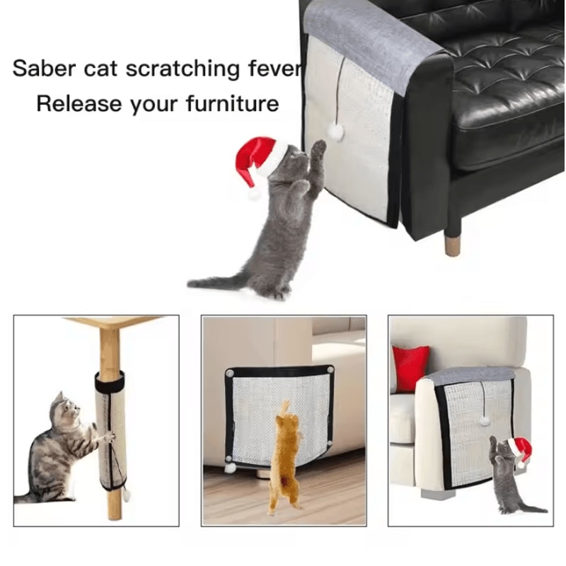 SisalGuard Cat Scratching Mat For Furniture Protection 1