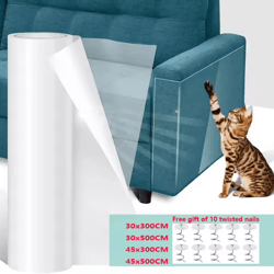 clearshield cat scratch furniture protector for sofas & tables