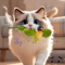 BirdFlutter Interactive Cat Door Toy With Catnip Squeaky Bird 2