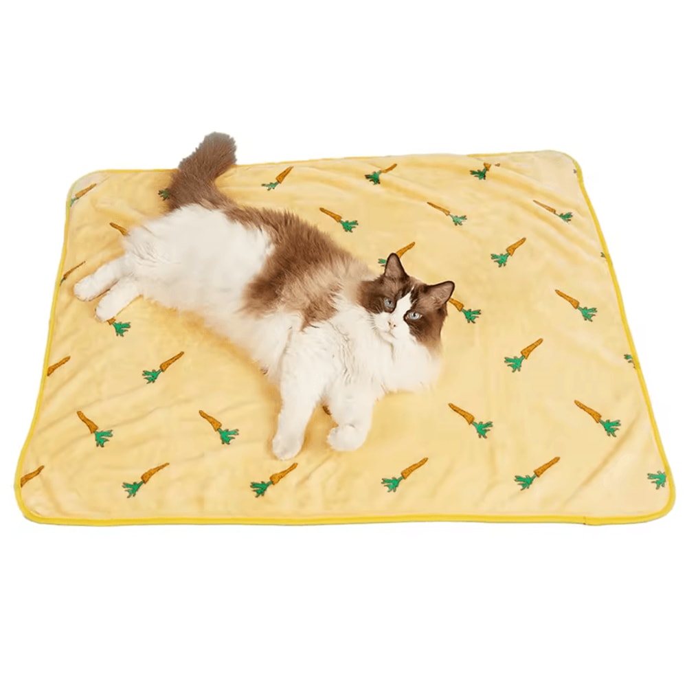SnuggleNest Plush Pet Bed Mat For Cats Small Dogs 1