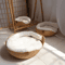 BambooHaven Cozy Pet Bed Basket For Cats Small Dogs 3