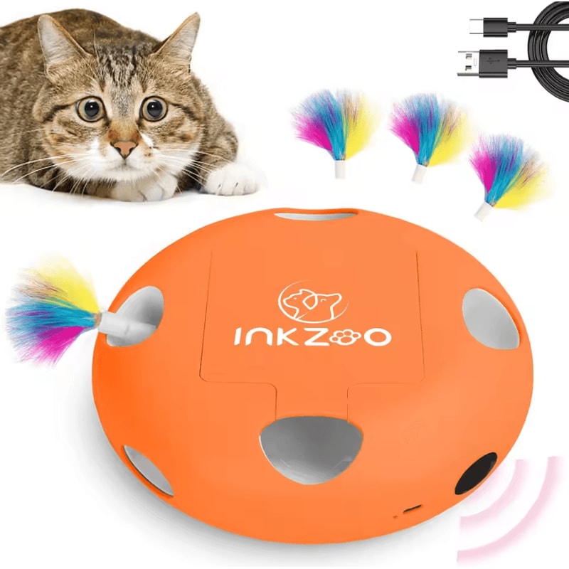 CozyMole Interactive Cat Toy With Automatic WhackAMole Play 10