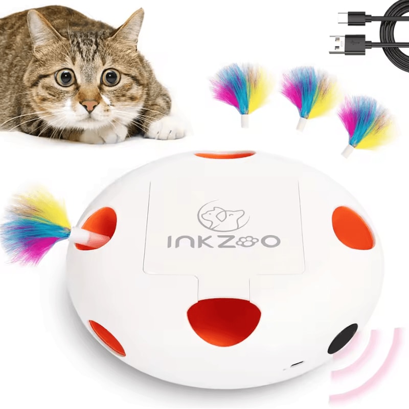 CozyMole Interactive Cat Toy With Automatic WhackAMole Play 2