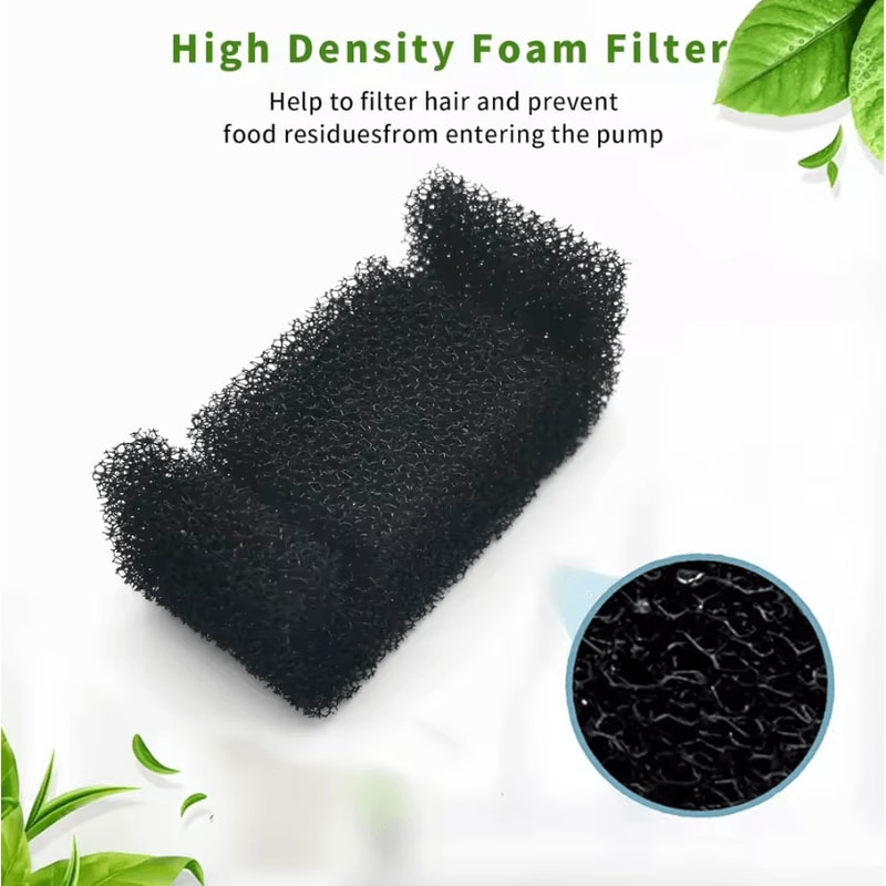 4Pack Cat Fountain Foam Pump Filters For DRDC160 Water Pumps 2