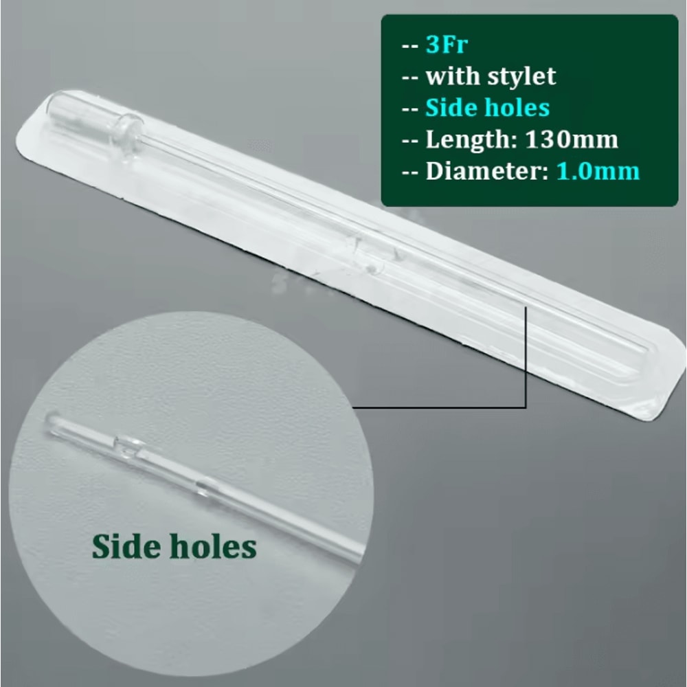 Veterinary Cat Urinary Catheter With Stylet 3Fr 4Fr 5