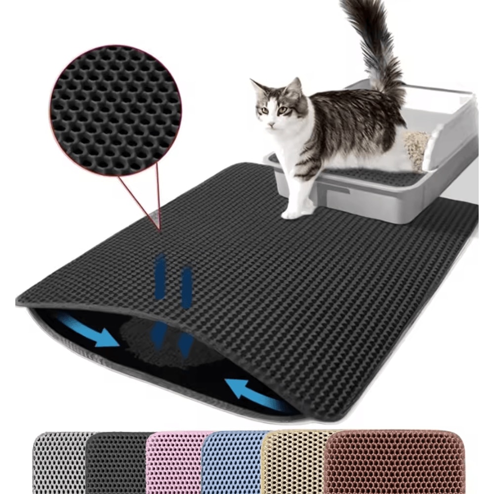 Waterproof Double Layer Cat Litter Trapping Mat 3