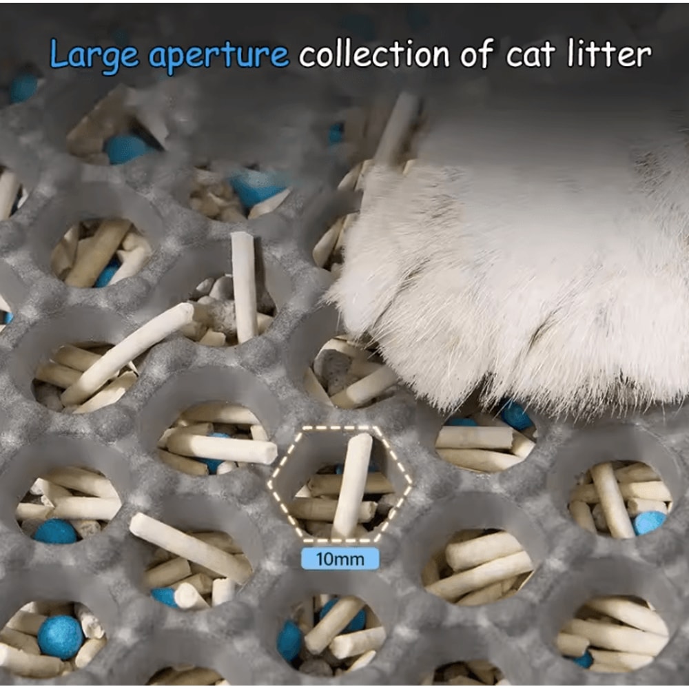 90x60CM Waterproof Double Layer Cat Litter Trapping Mat 2