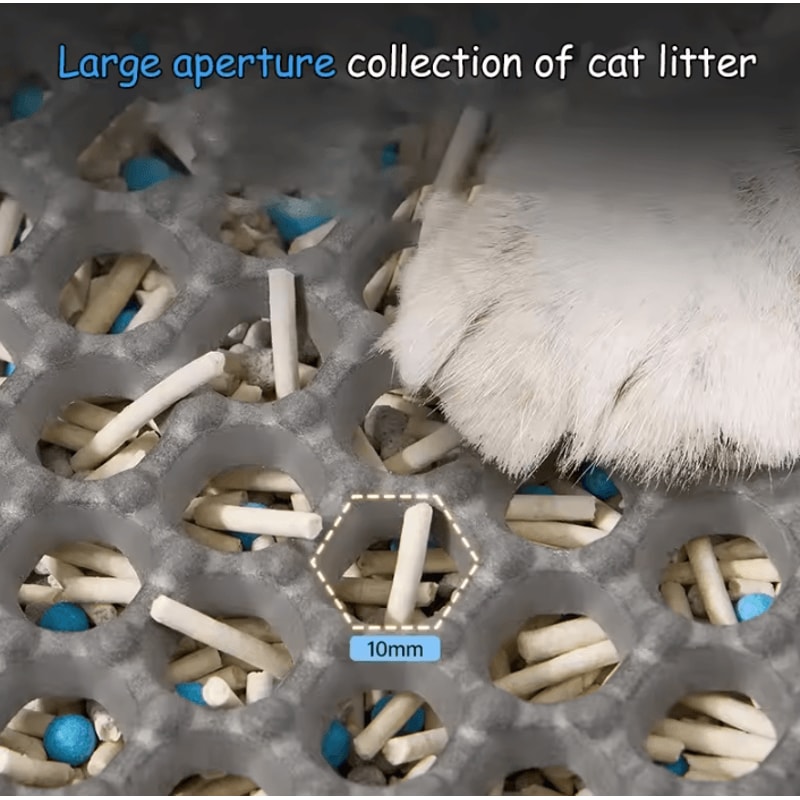 90x60CM Waterproof Double Layer Cat Litter Trapping Mat 2