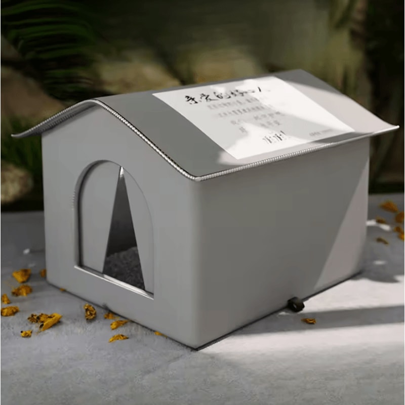Waterproof Outdoor Cat Small Dog Winter House Bed 1