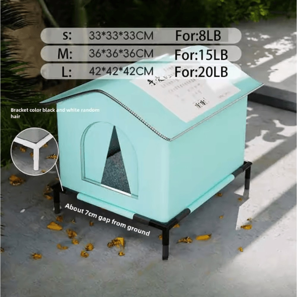 Waterproof Outdoor Cat Small Dog Winter House Bed 4
