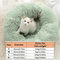 Calming Plush Faux Fur Donut Pet Bed For Cats Small Dogs 4