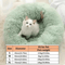 Calming Plush Faux Fur Donut Pet Bed For Cats Small Dogs 4