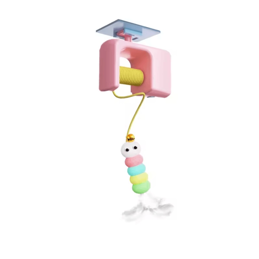Smart DoorHanging Cat Teaser Toy With YoYo Ball For Indoor Cats 4