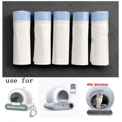 tonepie cat litter box liners with pull-and-tie drawstring bags