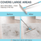 Pet Hair Remover Rug Rake With Telescopic Handle 180 Rotating Head 2