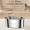 ROJECO Stainless Steel Cat Water Fountain Automatic Pet Drinking Dispenser For Cats Dogs 1