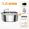 ROJECO Stainless Steel Cat Water Fountain Automatic Pet Drinking Dispenser For Cats Dogs 5