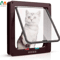 FreedomFlow 4Way Locking Cat Door For Interior Exterior Doors 0