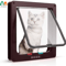 FreedomFlow 4Way Locking Cat Door For Interior Exterior Doors 0