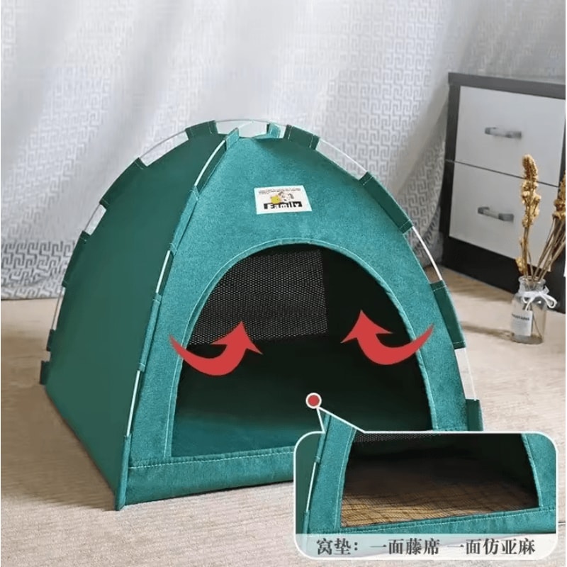 CozyPaws Indoor Cat Tent Bed For Cats Small Dogs 0