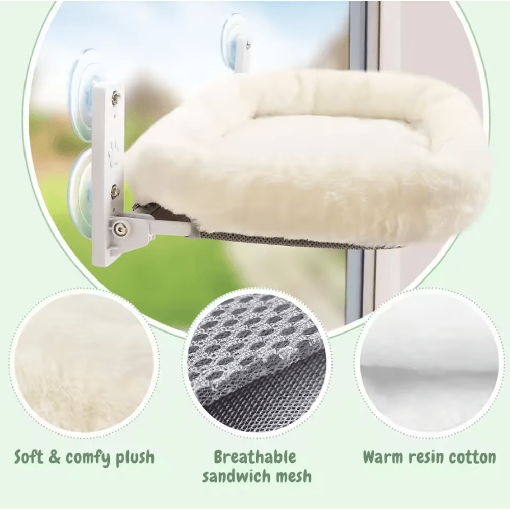 SunnyView Cat Window Hammock Bed For Indoor Cats 1