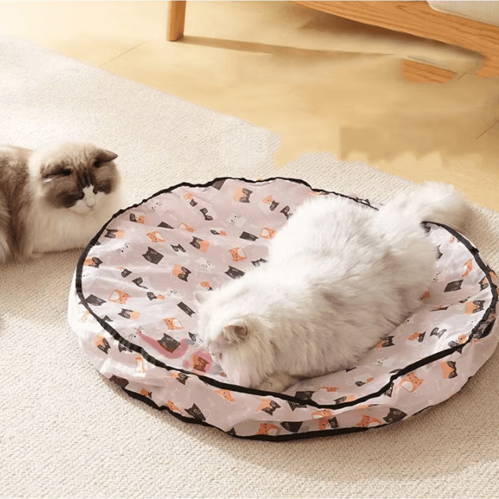 HuntNest Interactive Cat Tunnel Toy With Smart Rolling Ball 0