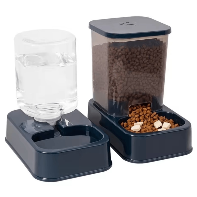 AquaServe Automatic Pet Feeder Water Dispenser Set 1