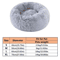 CloudNest Plush Donut Pet Bed For Cats Small Dogs 4