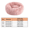 CloudNest Plush Donut Pet Bed For Cats Small Dogs 5