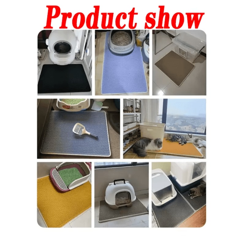 CleanGuard DoubleLayer Waterproof Cat Litter Mat 2