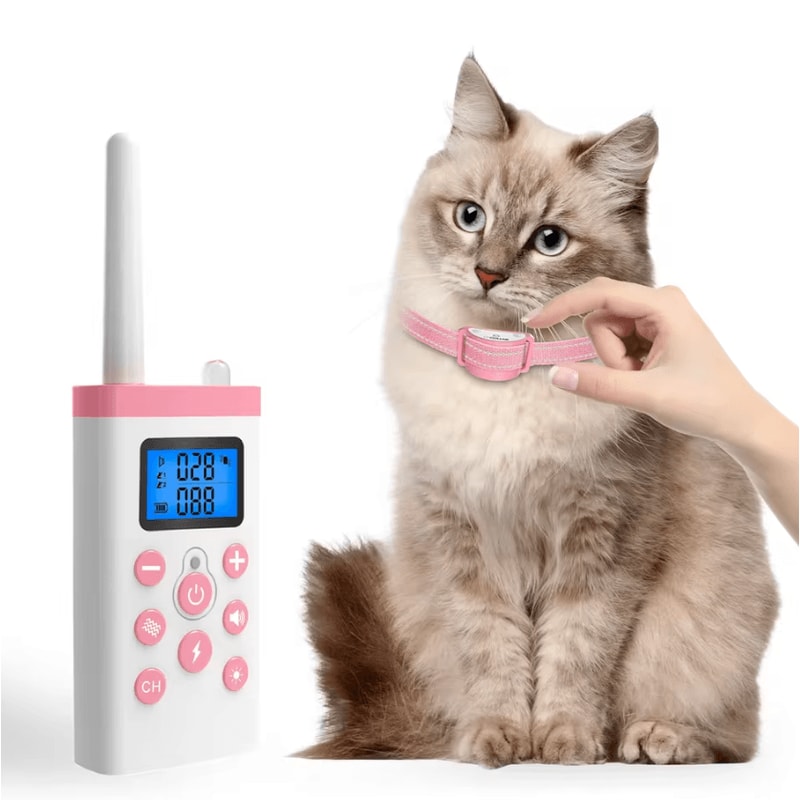 QuietPaws Smart AntiMeow Training Collar For Cats 3
