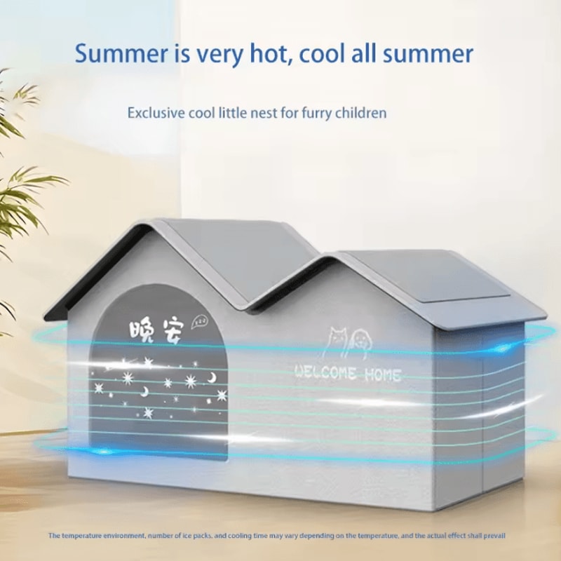 FrostNest Cooling Pet House For Cats Small Dogs 0